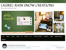 Tablet Screenshot of laurelrainsnowauthor.com